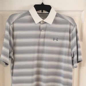 Under Armour heat gear polo shirt -med